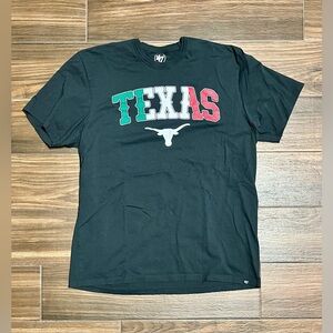 47 Brand Texas Graphic Black Tee